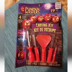 PUMPKIN Masters Pumpkin Carving Kit With 19 Pieces Pattern Book